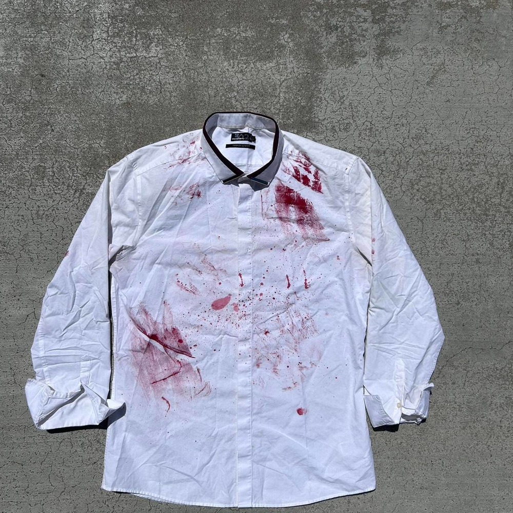 Custom paint stained dress